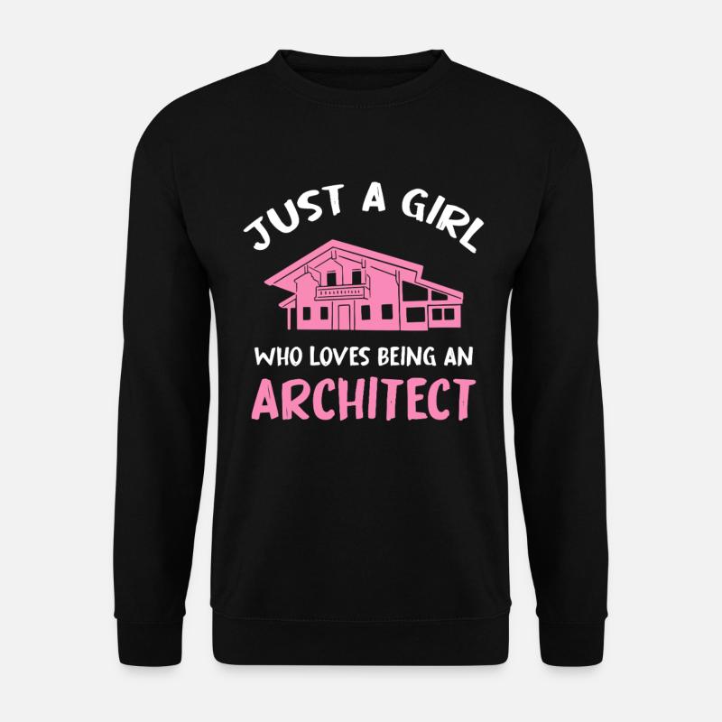 Juste une architecte - Sweat-shirt Unisexe - noir