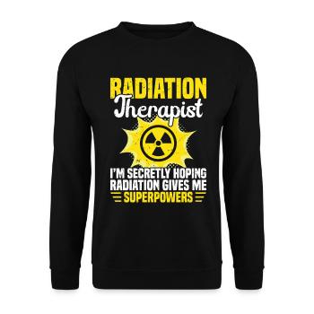 Onkologie, Strahlentechniker, Radiologietechnologe, Technologe - Unisex Pullover - Schwarz - Vorne - Alina (178cm) & Michal (187cm)