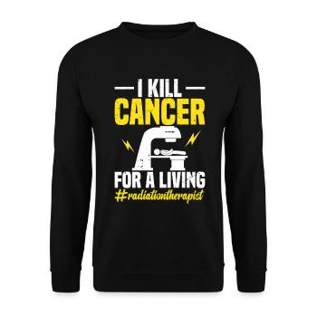 Strahlungstechniker müssen Strahlentherapeut Radiologie - Unisex Pullover - Schwarz - Vorne - Alina (178cm) & Michal (187cm)