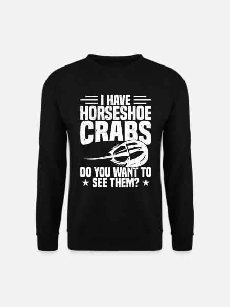 Chelicerate Horseshoe Crab Stuffed Animal - Unisex Sweatshirt - black