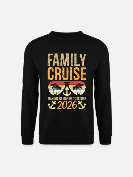 Familiekrydstogt 2026 Skaber minder sammen - Unisex sweater - sort
