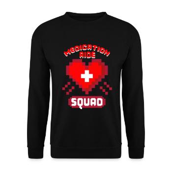 Medical Assistant MFA Squad - Unisex Sweatshirt - black - Front - Alina (178cm) & Michal (187cm)