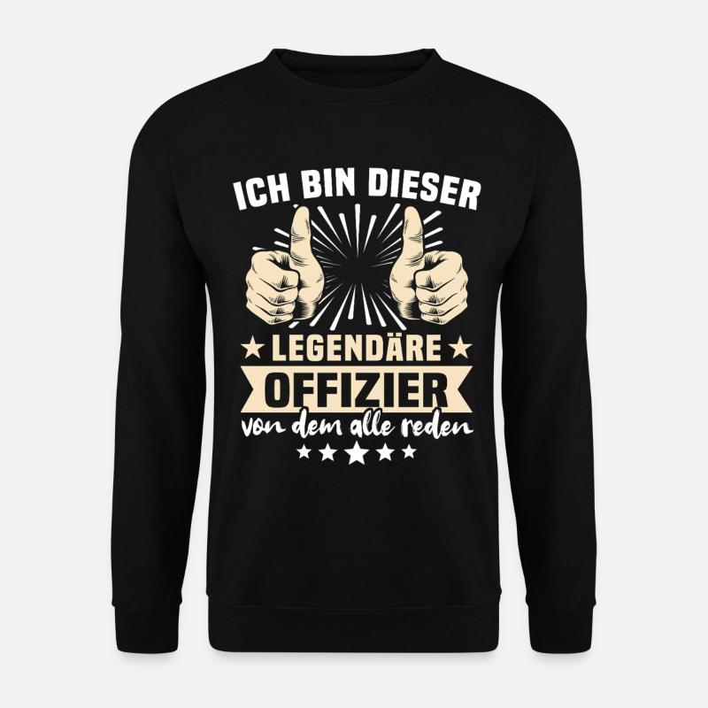 Officer Sayings - Unisex Sweatshirt - black