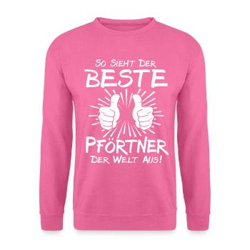 Bester Pförtner - Unisex Pullover - Pink - Vorne