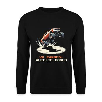 XP: Wheelie Bonus | RC Stunts - Unisex Sweatshirt - black - Front - Alina (178cm) & Michal (187cm)