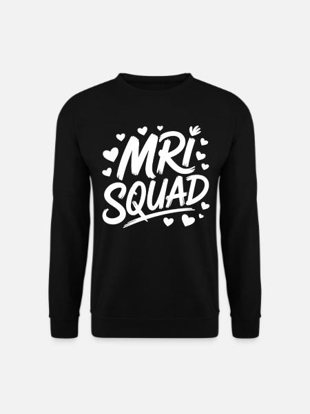 Mri Squad Heart Crew - Unisex Sweatshirt - black