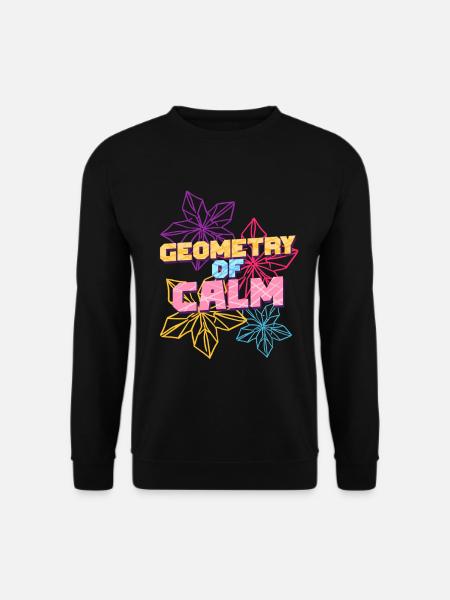 Origami Geometry Of Calm - Unisex Sweatshirt - black