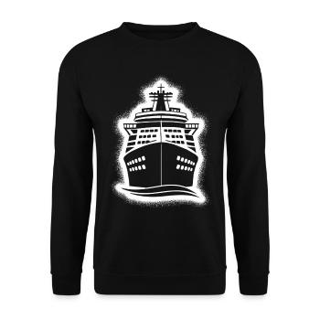 Kreuzfahrt Kreuzfahrtschiff Kinder Kreuzfahrer - Unisex Pullover - Schwarz - Vorne - Alina (178cm) & Michal (187cm)