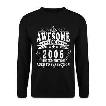 Édition limitée 2006 géniale - Sweat-shirt Unisexe - noir - Devant - Alina (178cm) & Michal (187cm)