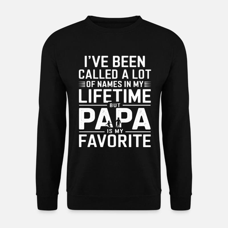 Papa est mon préféré - Sweat-shirt Unisexe - noir