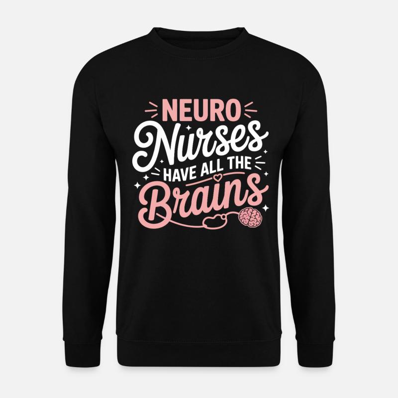 Neuronurses Brain Heroes - Unisex Sweatshirt - black