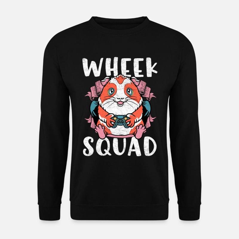 Woche Squad Hamster Gaming - Unisex Pullover - Schwarz