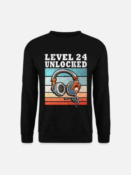 Level 24 Unlocked Headphones - Unisex Sweatshirt - black