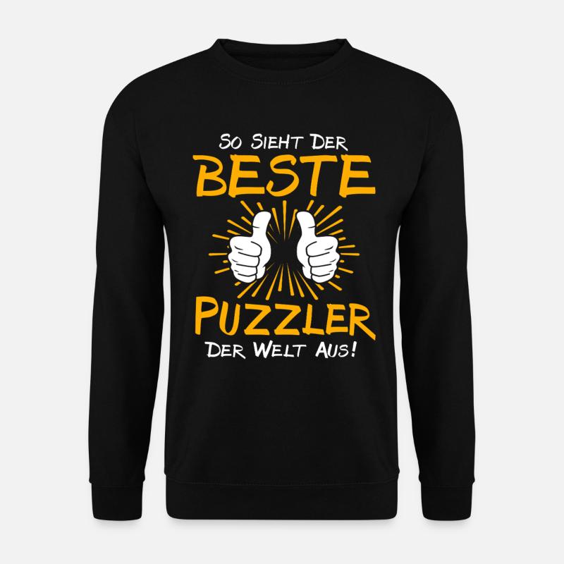 Puzzler Geschenkidee - Unisex Pullover - Schwarz