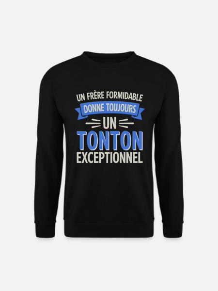 A wonderful brother, an exceptional uncle - Unisex Sweatshirt - black