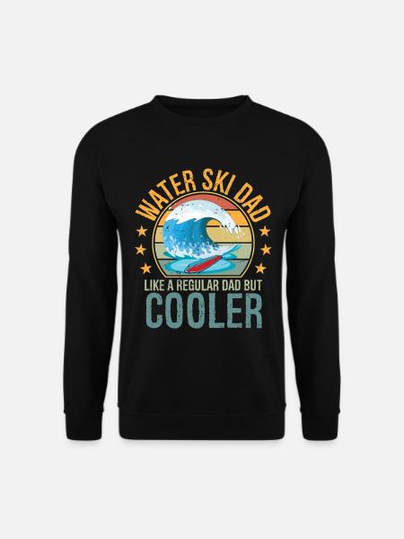 Waterski Dad Fathers Day Ski Lover Dad Water Ski - Unisex Pullover - Schwarz