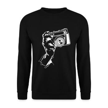 Photography - Unisex Sweatshirt - black - Front - Alina (178cm) & Michal (187cm)