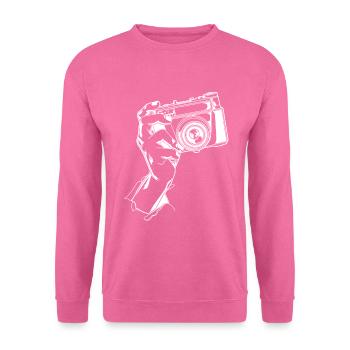 Photographie - Sweat-shirt Unisexe - rose - Devant