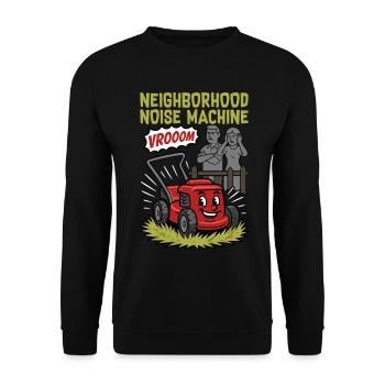 Machine à bruit de quartier - Sweat-shirt Unisexe - noir - Devant - Alina (178cm) & Michal (187cm)