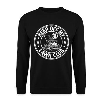 Reste loin de mon club de pelouse - Sweat-shirt Unisexe - noir - Devant - Alina (178cm) & Michal (187cm)