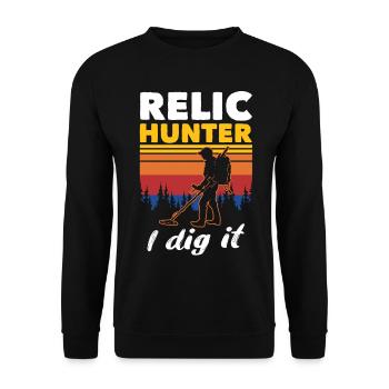 Relic Seeker Probes - Unisex Sweatshirt - black - Front - Alina (178cm) & Michal (187cm)