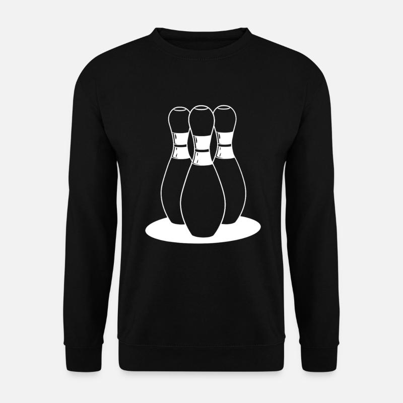 Cartoon Bowling - Unisex Sweatshirt - black