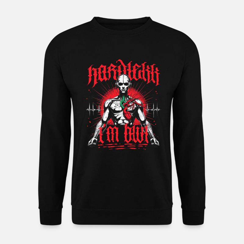 Hardtekk Tekke Ostdeutschland - Unisex Pullover - Schwarz