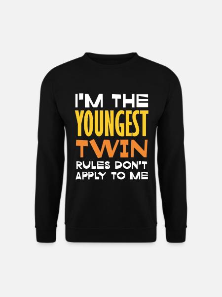 Youngest Gemini rules do not apply - Unisex Sweatshirt - black