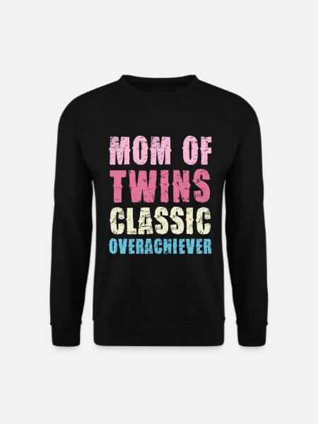 Mom of Twins – Classic High-Flyer - Unisex Sweatshirt - black