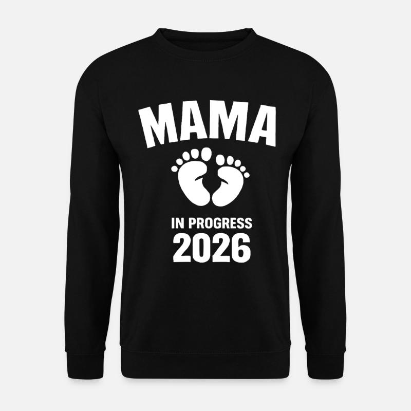 Mama in Progress 2026 - Unisex Pullover - Schwarz