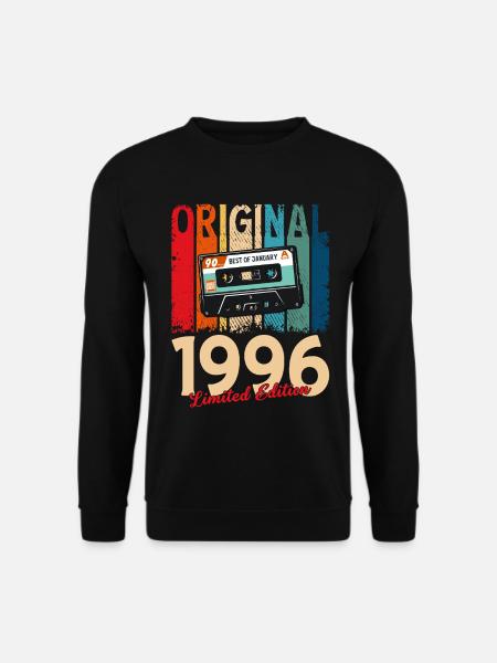 Cassette du 30e anniversaire janvier 1996 - Sweat-shirt Unisexe - noir