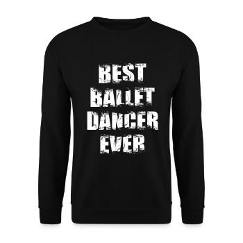 Meilleure ballerine - Sweat-shirt Unisexe - noir - Devant - Alina (178cm) & Michal (187cm)