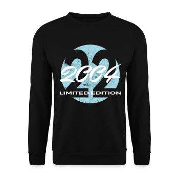 22e anniversaire 2004 cadeau pour hommes et femmes - Sweat-shirt Unisexe - noir - Devant - Alina (178cm) & Michal (187cm)