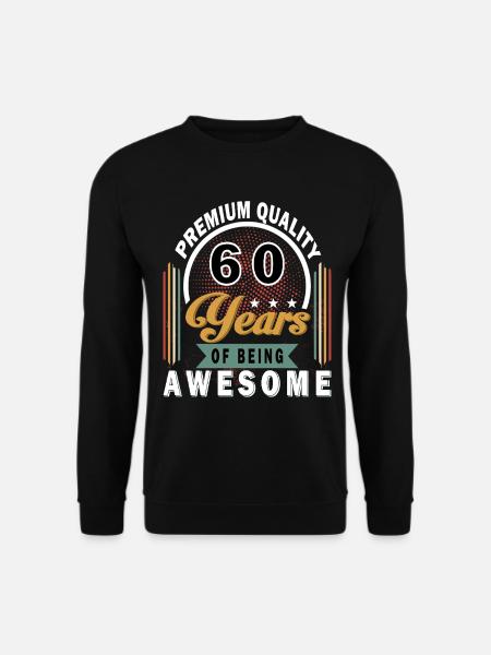 60 ans d’Awesome - Sweat-shirt Unisexe - noir