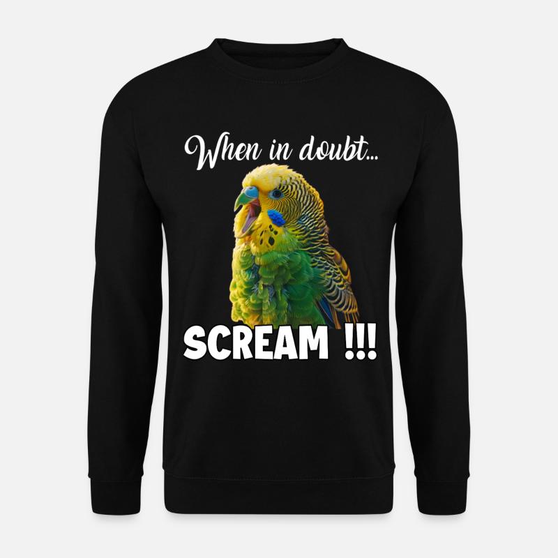 Cadeaux créatifs Bird Friends Perruche - Sweat-shirt Unisexe - noir