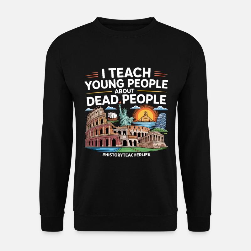 history - Unisex Sweatshirt - black