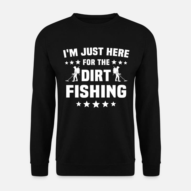 Dirt Fishing - Unisex Pullover - Schwarz