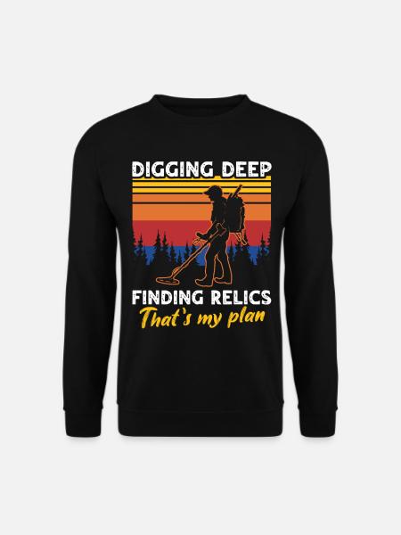 Relic Seeker Detectorist - Unisex Sweatshirt - black
