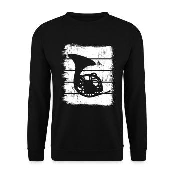 Cor français Sketch - Sweat-shirt Unisexe - noir - Devant - Alina (178cm) & Michal (187cm)