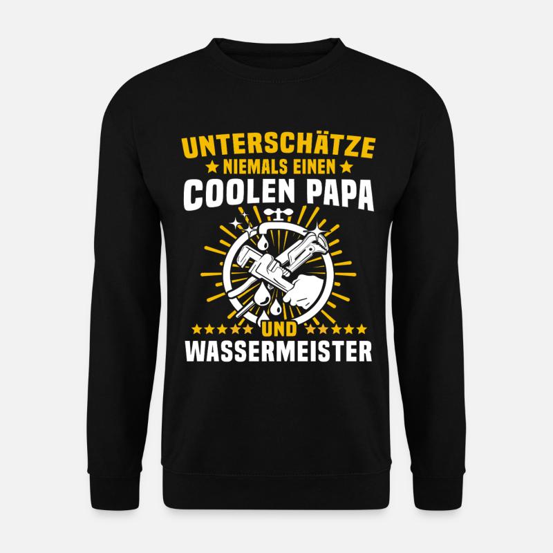 Dad Water Master - Unisex Sweatshirt - black