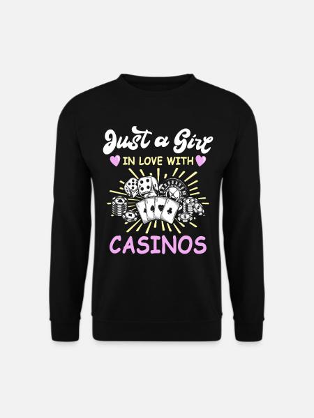 Casino Player Gambling - Unisex Sweatshirt - black