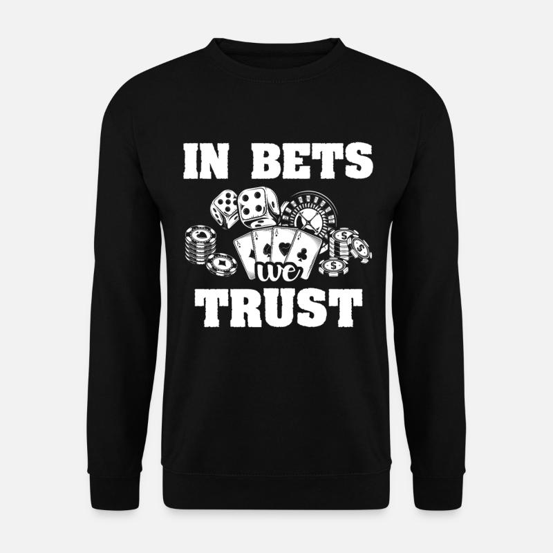 Casino Gambling - Unisex Pullover - Schwarz