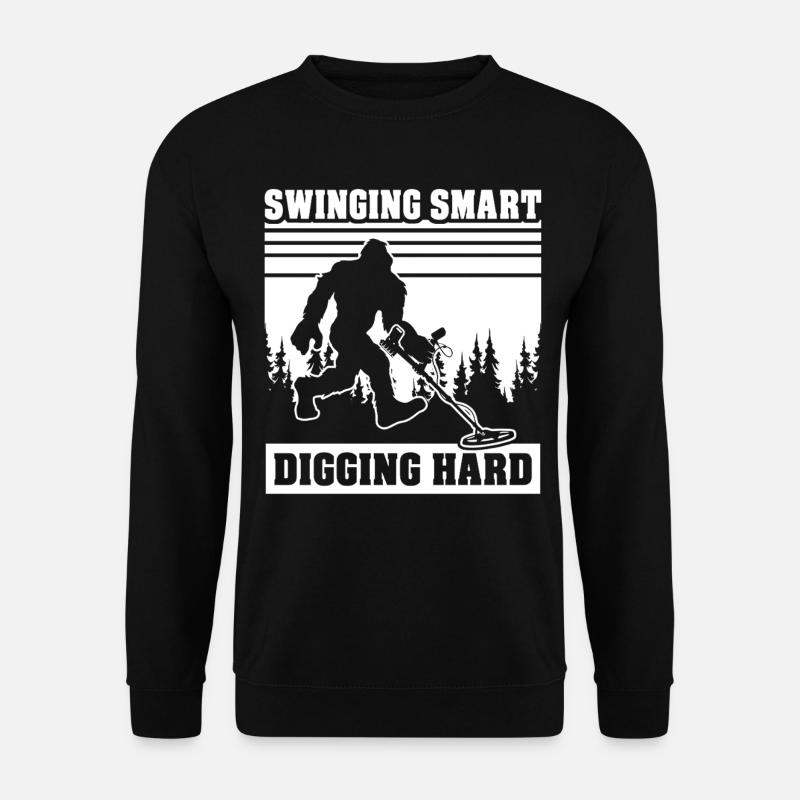 Dirt Fishing Big Foot - Unisex Pullover - Schwarz