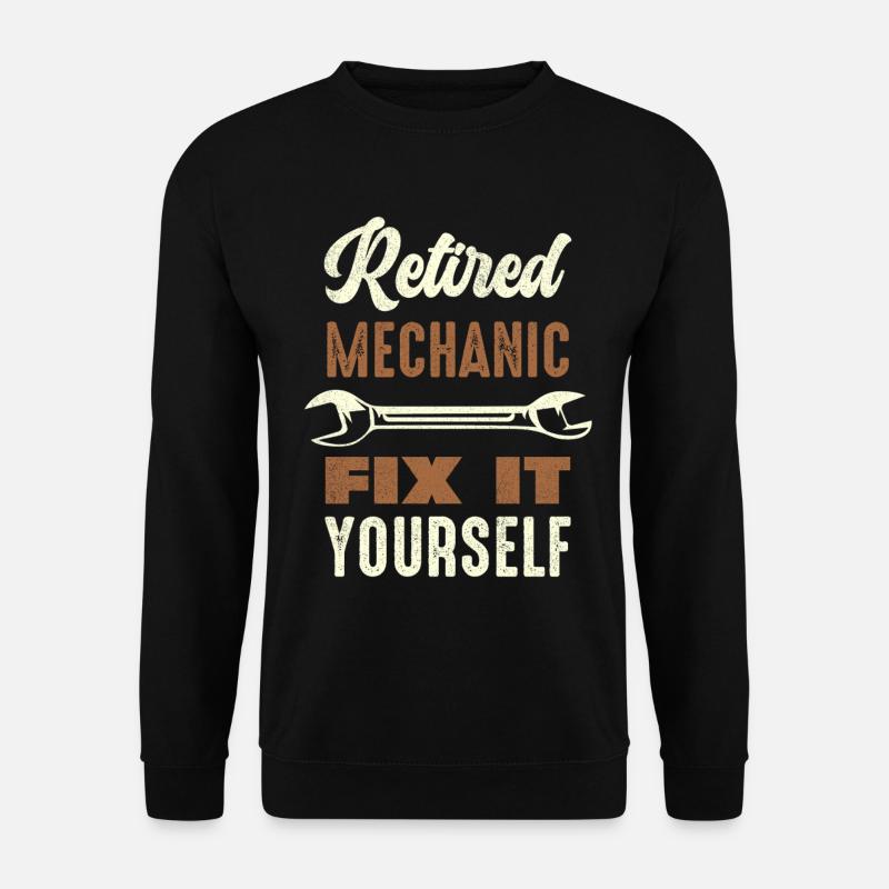 Ruhiger Mechaniker Reparier Es Selbst - Unisex Pullover - Schwarz