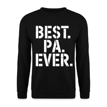 Salut. Pa. Jamais. - Sweat-shirt Unisexe - noir - Devant - Alina (178cm) & Michal (187cm)