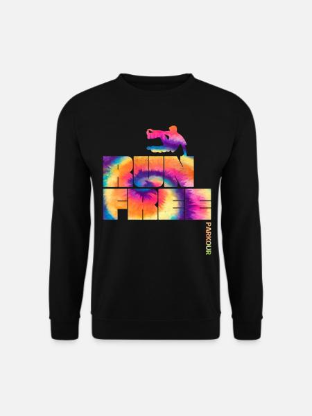 Parkour Run Free  - Unisex Sweatshirt - black