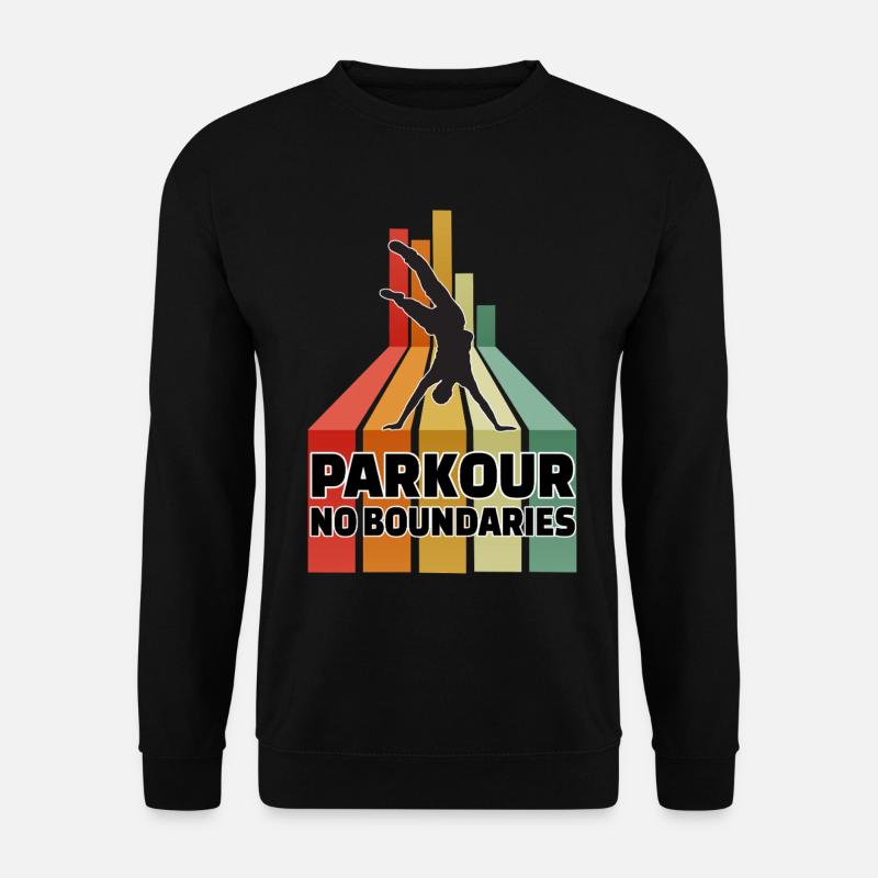 Parkour No Boundaries - Unisex Sweatshirt - black