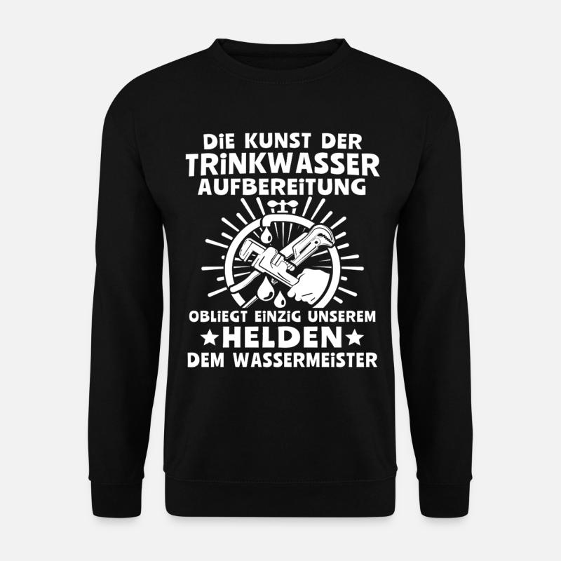 Water Master Water Supply Technician - Unisex Sweatshirt - black