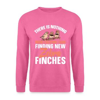 Outils pour les pinsons zébrés Amateur des oiseaux Enclos alimentaires Zèbre - Sweat-shirt Unisexe - rose - Devant