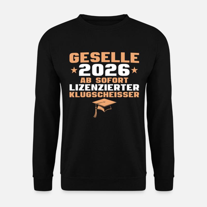 Journeyman 2026 Journeyman's examination Apprenticeship passed - Unisex Sweatshirt - black